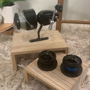 Vintage 301 Mitchell Made In France Fishing Reel With 2 Extra Spools